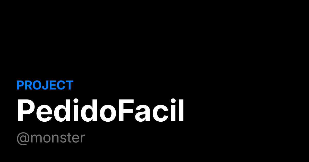 PedidoFacil App Screenshot
