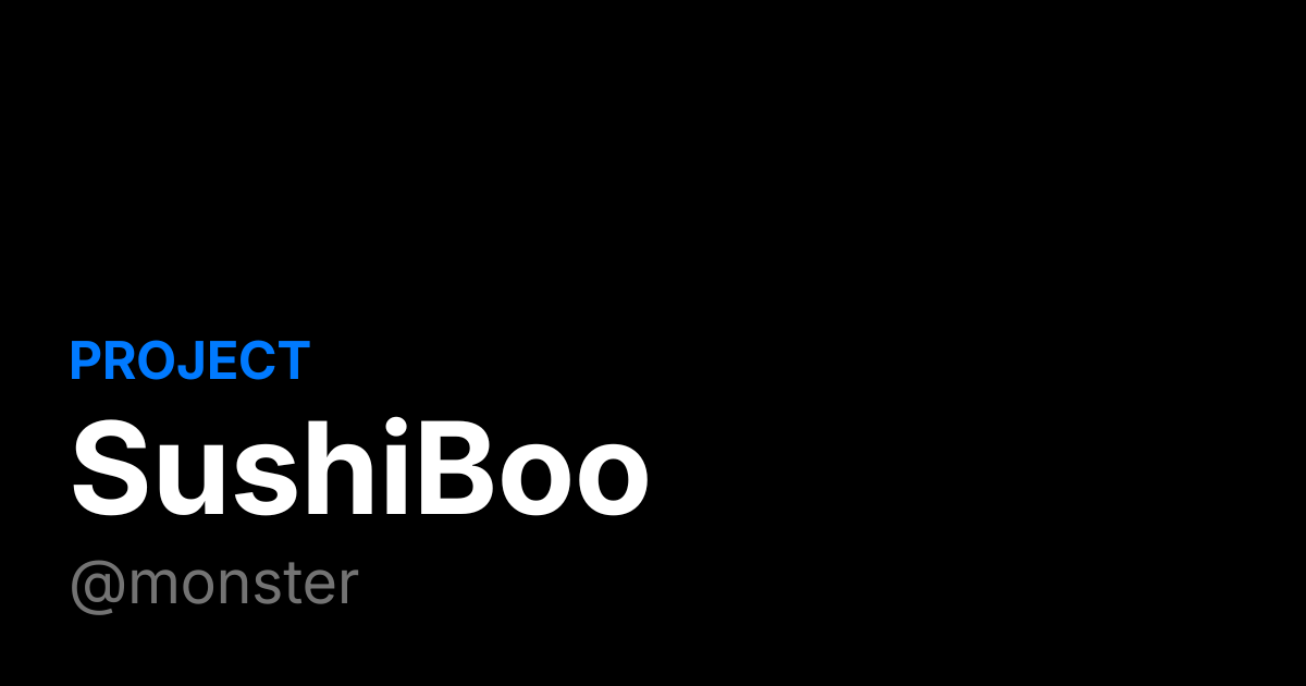 SushiBoo App Screenshot
